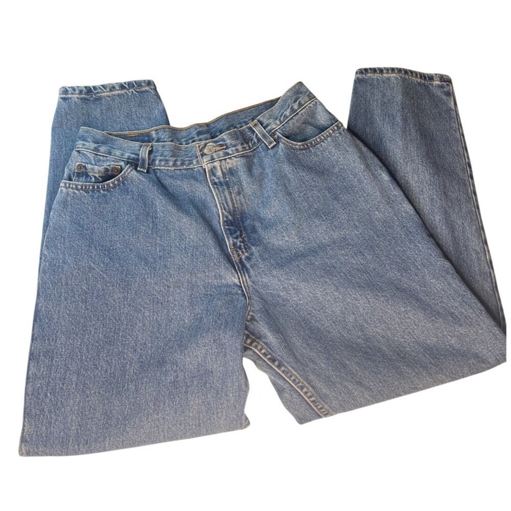 Levi's 550 Relaxed Fit Tapered Leg Size 12 Petite Vintage Jeans